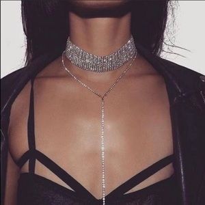 “Give me bling” choker